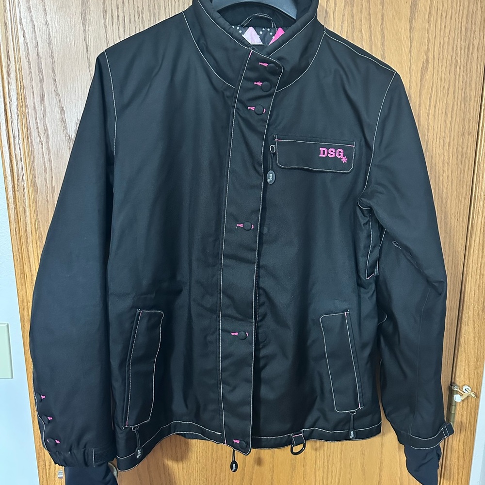 DSG Black Snowmobile Jacket, Pant/Bibs